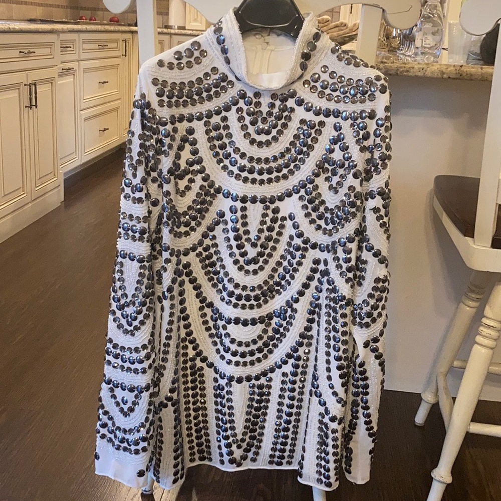 Beaded evening top